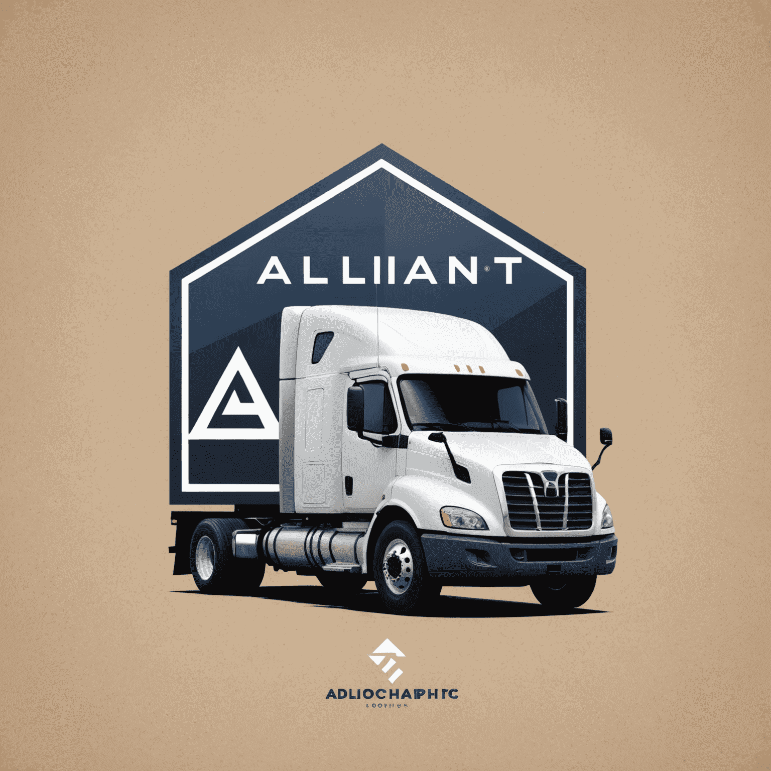 Alliant Logistics Company logo featuring a stylized geometric truck icon and the company name in bold typography