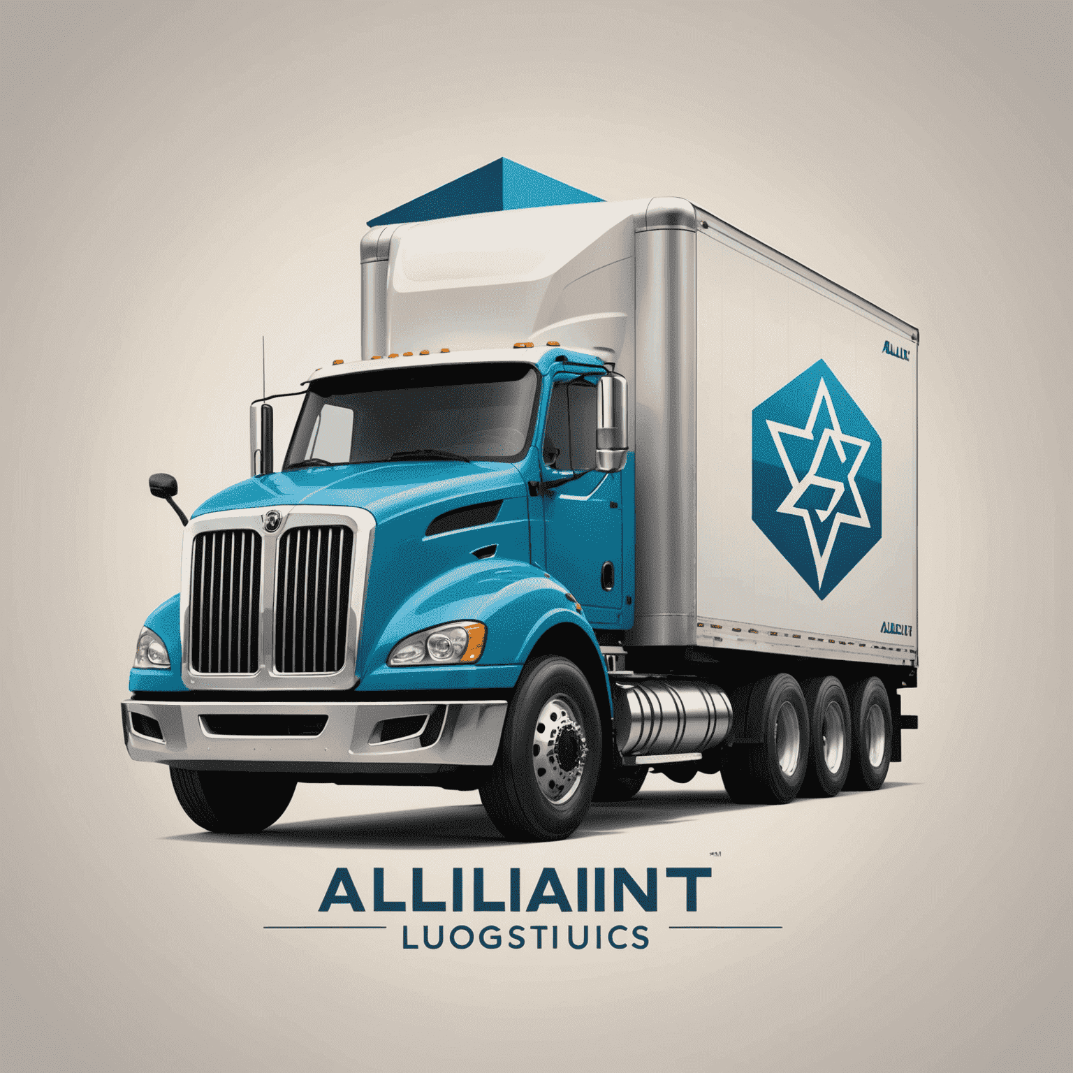 Alliant Logistics Company logo featuring a stylized geometric truck icon and the company name in bold typography