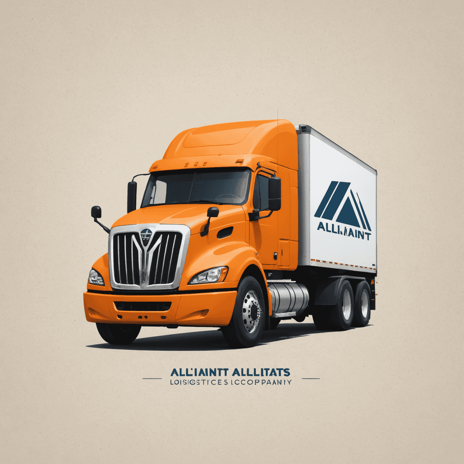 Alliant Logistics Company logo featuring a stylized geometric truck icon and the company name in bold typography