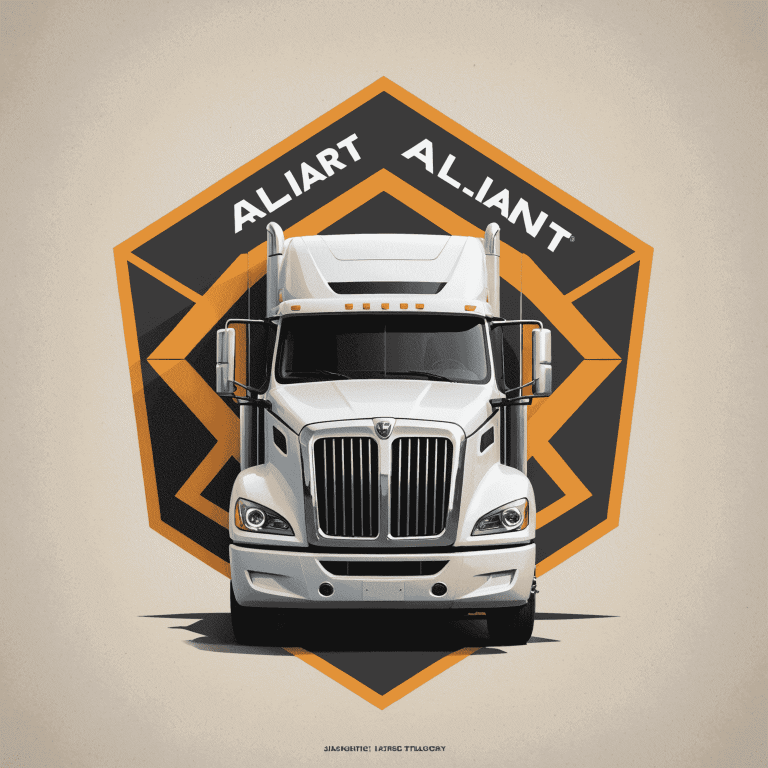 Alliant Logistics Company logo featuring a stylized geometric truck icon and the company name in bold typography