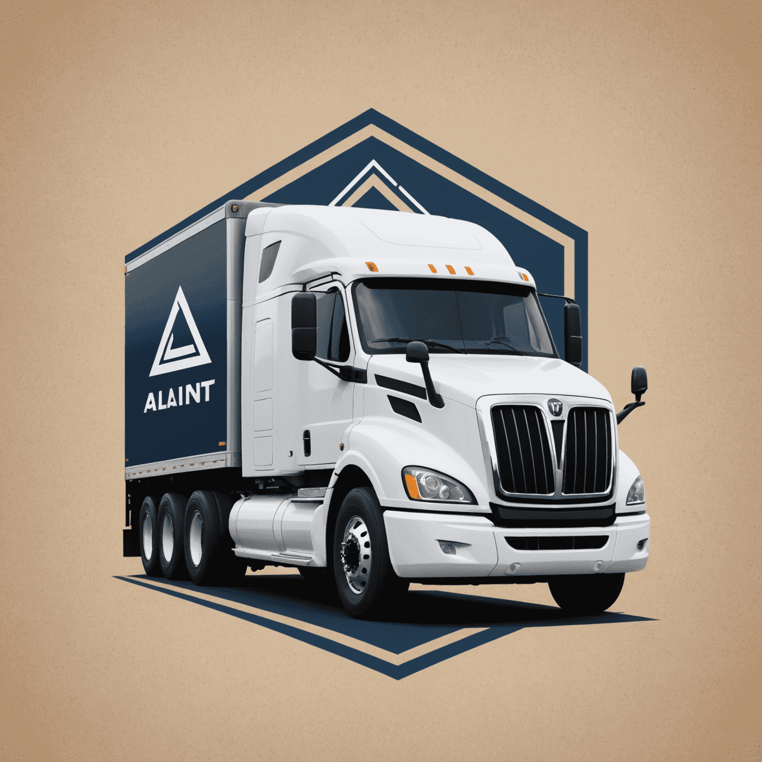 Alliant Logistics Company logo featuring a stylized geometric truck icon and the company name in bold typography